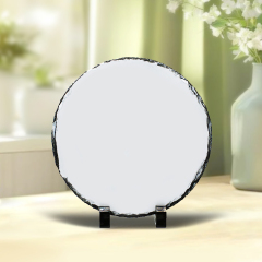 Sublimation Natural Rocks Photo Slate Panel DIY Heat Press Printing Photo Frame Home Decoration