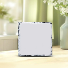 Sublimation Natural Rocks Photo Slate Panel DIY Heat Press Printing Photo Frame Home Decoration