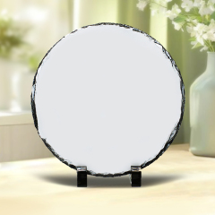 Sublimation Natural Rocks Photo Slate Panel DIY Heat Press Printing Photo Frame Home Decoration