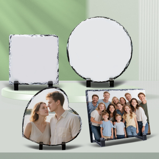 Sublimation Natural Rocks Photo Slate Panel DIY Frame