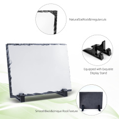 Sublimation Natural Rocks Photo Slate Panel DIY Frame