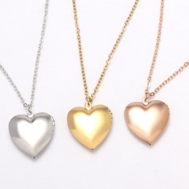 Sublimation Blank Metal Necklace Delicate Jewelry Colors and Shapes Options Personalized Decoration