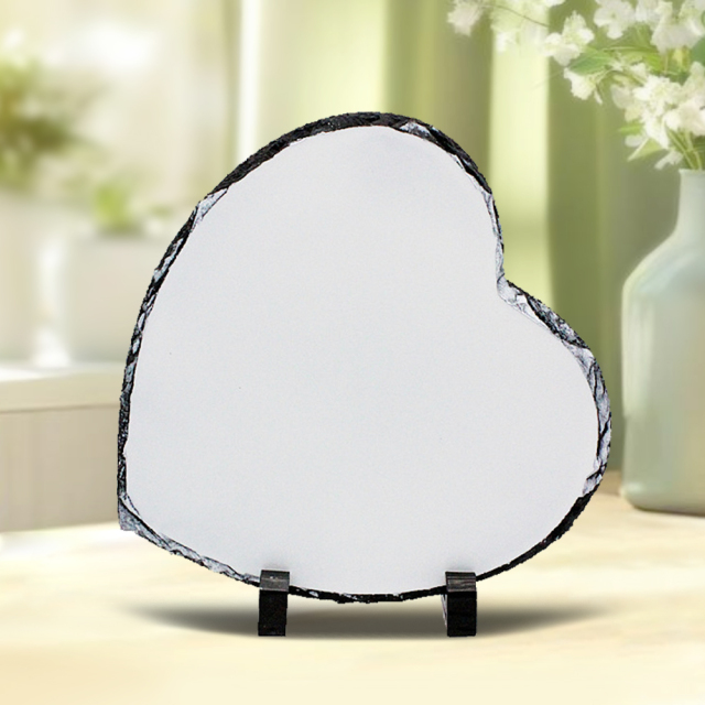 Sublimation Natural Rocks Photo Slate Panel DIY Heat Press Printing Photo Frame Home Decoration