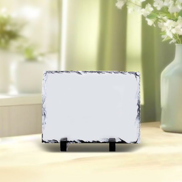 Sublimation Natural Rocks Photo Slate Panel DIY Frame