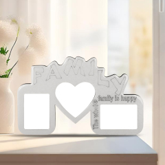 Sublimation Globulite MDF Photo Panel Multiple Shapes DIY Heat Press Printing Photo Frame Home Decoration