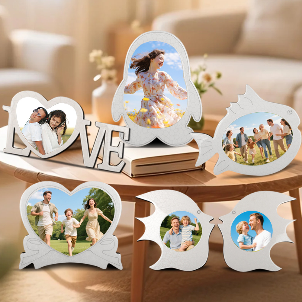 Sublimation Globulite MDF Photo Panel Multiple Shapes DIY Heat Press Printing Photo Frame Home Decoration
