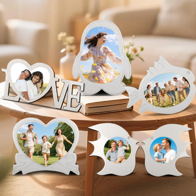 Sublimation Globulite MDF Photo Panel Multiple Shapes DIY Heat Press Printing Photo Frame Home Decoration