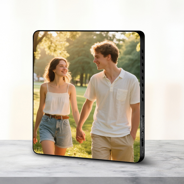 Sublimation Music Fridge Magnet Blank PET Sheet for DIY Heat Press Printing Versatile Functions | Wireless Audio & Magnetic Decor