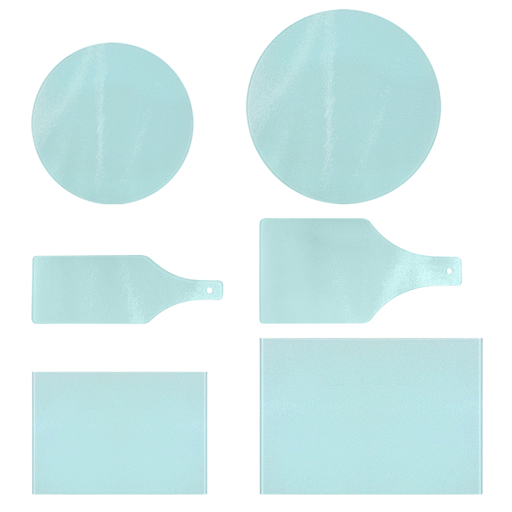 Sublimation Glass Cutting Board Custom Printed Glass Blank Mildew Proof Easy to Clean Cutting Board for Kitchen