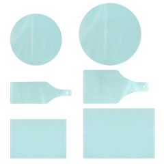 Sublimation Glass Cutting Board Custom Printed Glass Blank Mildew Proof Easy to Clean Cutting Board for Kitchen