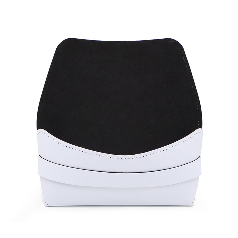 New Heat Transfer Glasses Bag White PU Glasses Case for Customized Printing Storage Bag