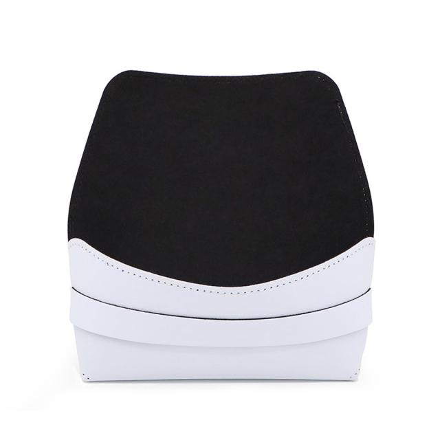 New Heat Transfer Glasses Bag White PU Glasses Case for Customized Printing Storage Bag