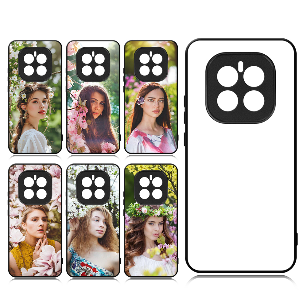 For Huawei Series Sublimation 2D TPU Phone Case Heat Press Printing Phone Cover With Aluminum Insert for Honor Power 5G, Huawei Enjoy 80, Honor X60 GT 5G, Honor GT Pro 5G,Honor 400 Lite 5G