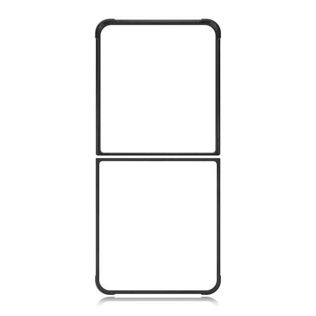 For Samsung Galaxy Z Flip Series, Z Flip 7 Sublimation Blank 2D TPU Phone Case Four Corner Anti-Drop DIY Phone Shell With Aluminum Insert