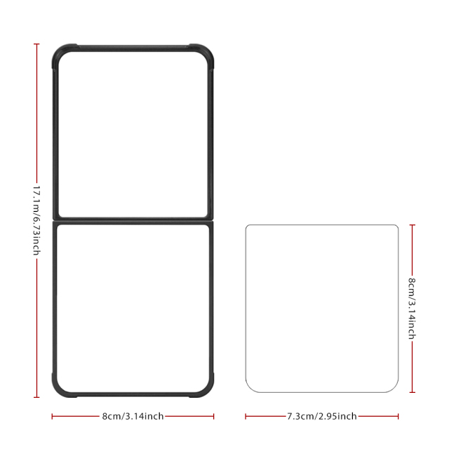For Samsung Galaxy Z Flip Series, Z Flip 7 Sublimation Blank 2D TPU Phone Case Four Corner Anti-Drop DIY Phone Shell With Aluminum Insert