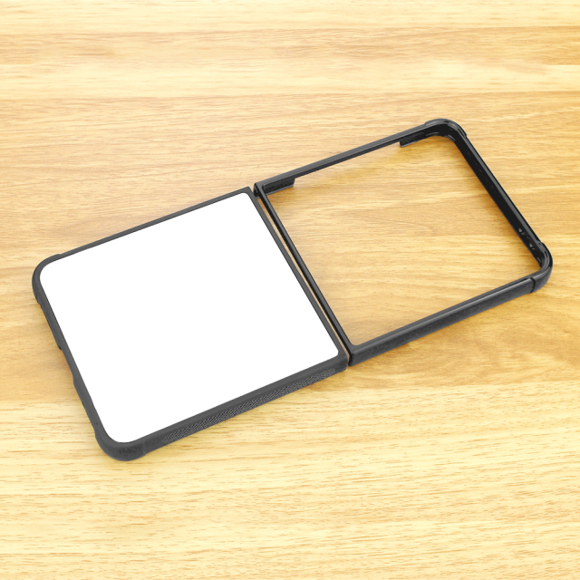 For Samsung Galaxy Z Flip Series, Z Flip 7 Sublimation Blank 2D TPU Phone Case Four Corner Anti-Drop DIY Phone Shell With Aluminum Insert