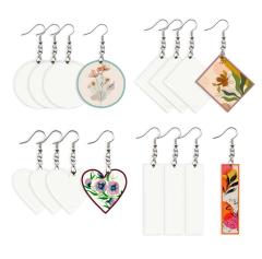 Sublimation Acrylic Earring Clear DIY Ear Rings Decoration