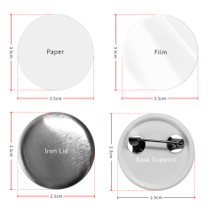 Trending Now! Sublimation Portable Manual Plastic Badges/Pins Making Machine Suitable for Different Shapes