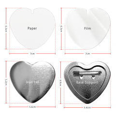 Trending Now! Sublimation Portable Manual Plastic Badges/Pins Making Machine Suitable for Different Shapes