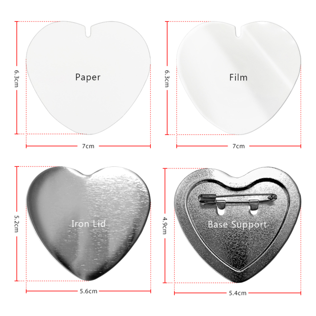 Trending Now! Sublimation Portable Manual Plastic Badges/Pins Making Machine Suitable for Different Shapes