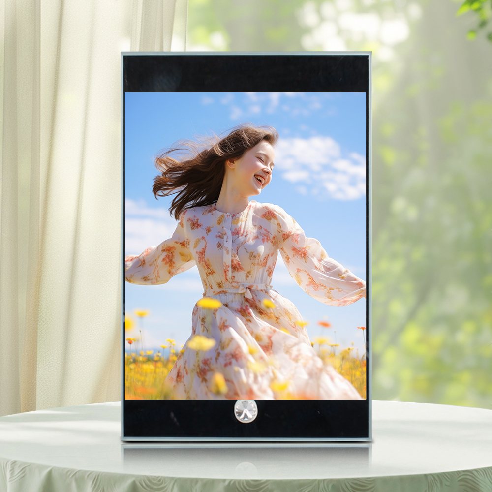 Mirror Edge Custom Photo Printing Frame Blank Sublimation Heat Press Thermal Transfer Glass Photo Frames Collections