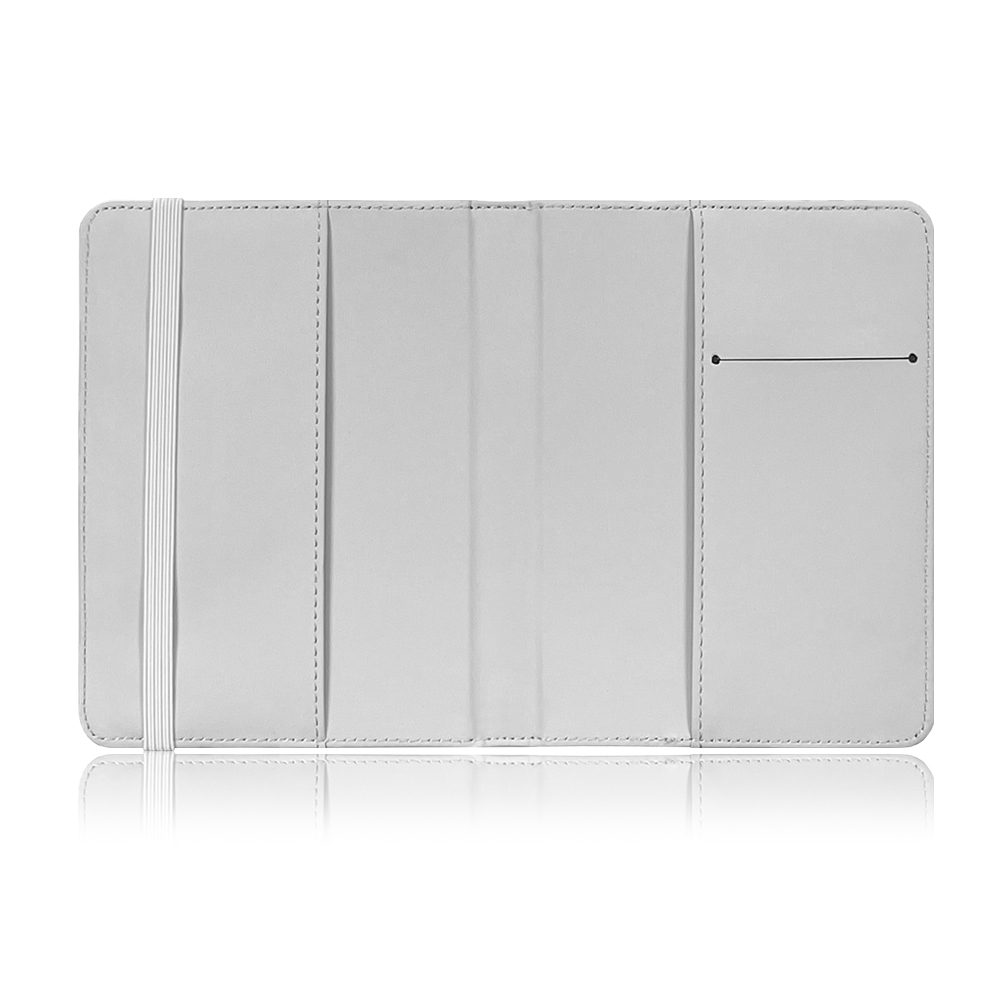 DIY Printing White Fabric Cover Sublimation Notebook Leather Lining & Elastic Strap High-quality A4, A5, A6 Sizes to choose