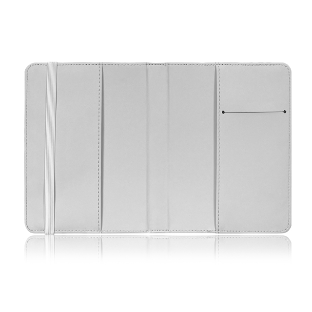 DIY Printing White Fabric Cover Sublimation Notebook Leather Lining & Elastic Strap High-quality A4, A5, A6 Sizes to choose