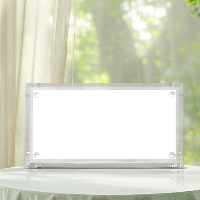 Mirror Edge Custom Photo Printing Frame Blank Sublimation Heat Press Thermal Transfer Glass Photo Frames Collections