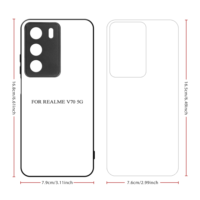 New Arrival Sublimation 2D TPU Phone Case for Oppo Series with Aluminum Insert for Oppo K12S/K13S, Reno 14, Reno 14 Pro