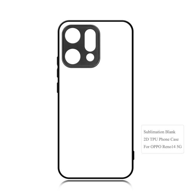 New Arrival Sublimation 2D TPU Phone Case for Oppo Series with Aluminum Insert for Oppo K12S/K13S, Reno 14, Reno 14 Pro