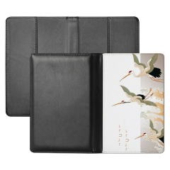 Sublimation PU Leather Notebook Heat Transfer DIY Lined Notebook Bound Notepad Single-side Printing Removable Cover Elegant PU A5,A6 Ruled Journal