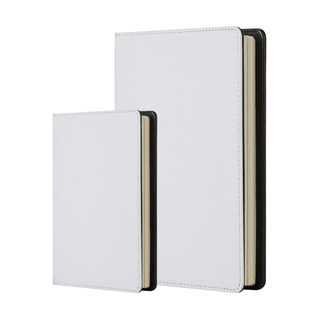 Sublimation PU Leather Notebook Heat Transfer DIY Lined Notebook Bound Notepad Single-side Printing Removable Cover Elegant PU A5,A6 Ruled Journal