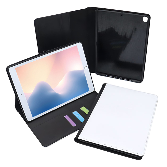 Sublimation Blank PU Leather Case for iPad Pro 10.5 Premium PU Leather Folio Stand Cover with Three Card Slots Personality Gift