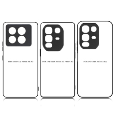 New Arrival!!! Sublimation 2D TPU Phone Case Heat Press DIY Phone Cover with Aluminum Insert for Infinix Note 50X 4G, Note 50 Pro+ 5G, Note 40 5G
