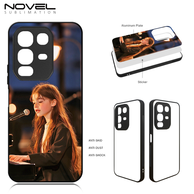 New Arrival!!! Sublimation 2D TPU Phone Case Heat Press DIY Phone Cover with Aluminum Insert for Infinix Note 50X 4G, Note 50 Pro+ 5G, Note 40 5G