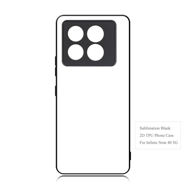 New Arrival!!! Sublimation 2D TPU Phone Case Heat Press DIY Phone Cover with Aluminum Insert for Infinix Note 50X 4G, Note 50 Pro+ 5G, Note 40 5G