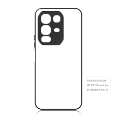 New Arrival!!! Sublimation 2D TPU Phone Case Heat Press DIY Phone Cover with Aluminum Insert for Infinix Note 50X 4G, Note 50 Pro+ 5G, Note 40 5G