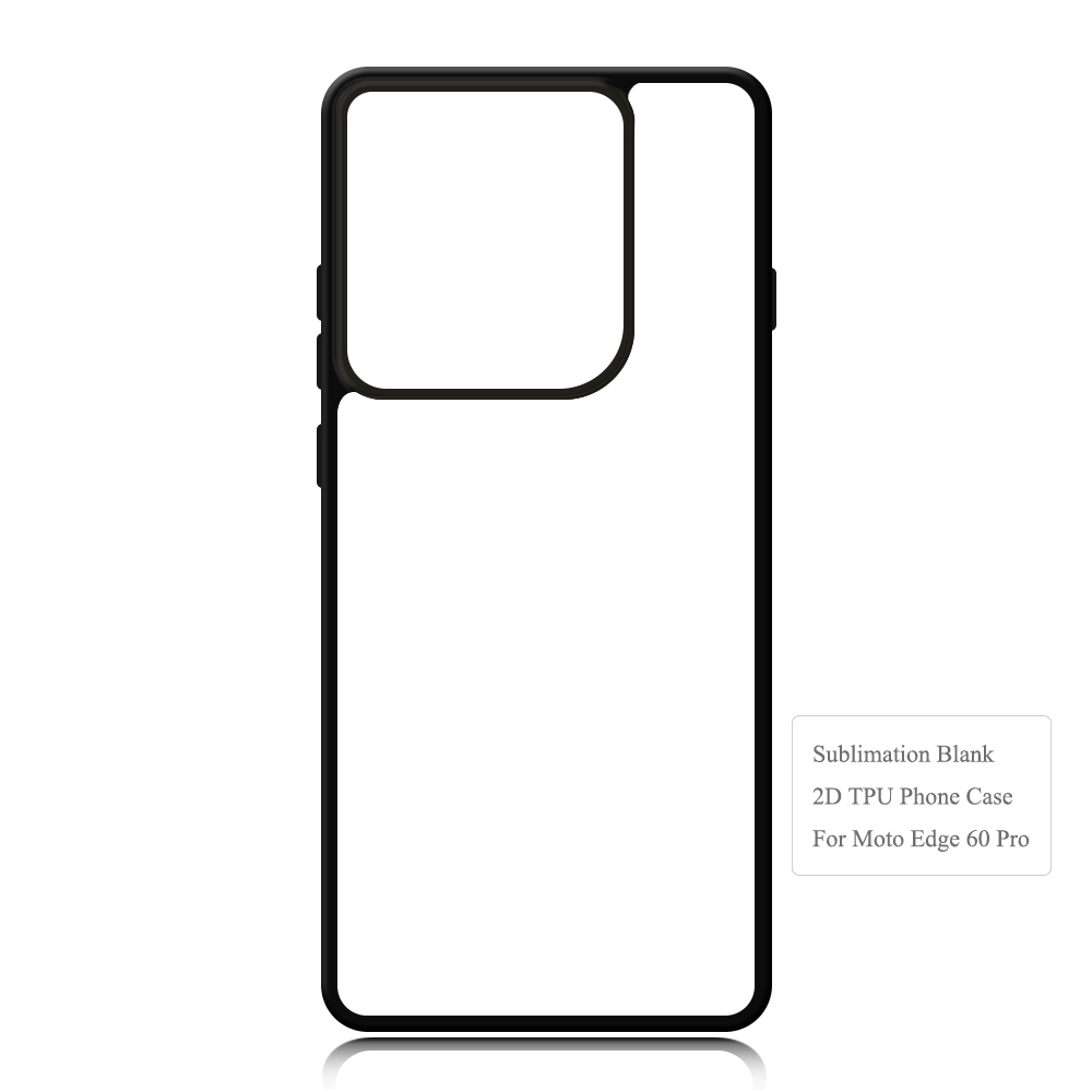 New Arrival Sublimation Blank 2D TPU Phone Case for Moto Edge 60 Pro, Edge 5G 2025, Edge 60 Fusion DIY Shell With Aluminum Sheet
