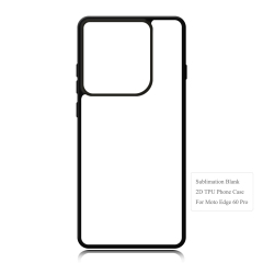New Arrival Sublimation Blank 2D TPU Phone Case for Moto Edge 60 Pro, Edge 5G 2025, Edge 60 Fusion DIY Shell With Aluminum Sheet