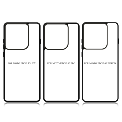 New Arrival Sublimation Blank 2D TPU Phone Case for Moto Edge 60 Pro, Edge 5G 2025, Edge 60 Fusion DIY Shell With Aluminum Sheet