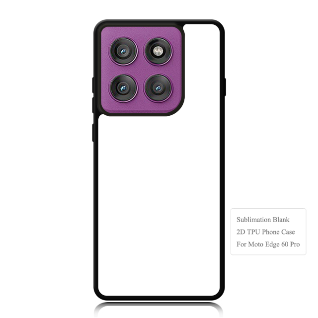 New Arrival Sublimation Blank 2D TPU Phone Case for Moto Edge 60 Pro, Edge 5G 2025, Edge 60 Fusion DIY Shell With Aluminum Sheet