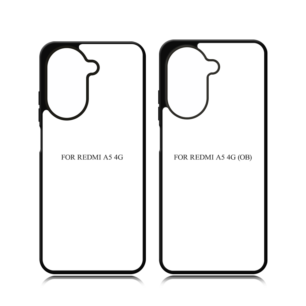 For Redmi A5 4G DIY Phone Case Sublimation 2D TPU Case With Aluminum Sheet For Heat Transfer Printing for Redmi A3