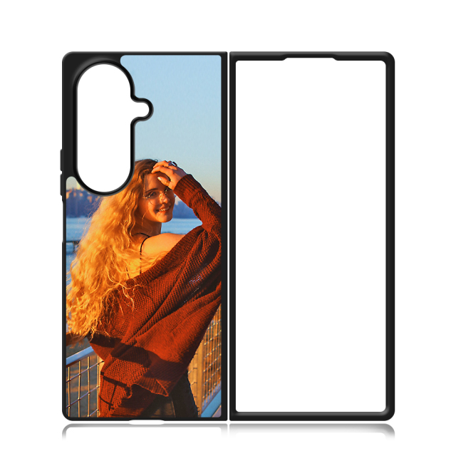 New Arrival Sublimation Blank 2D TPU Phone Case for Samsung Z Fold 7 DIY Shell With Aluminum Insert