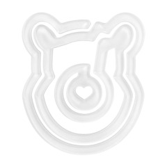 Custom Sublimation Acrylic Paperclips - Vibrant Full-Color Printing for Office & Promotions Personalized acrylic clips