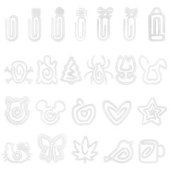 Custom Sublimation Acrylic Paperclips - Vibrant Full-Color Printing for Office & Promotions Personalized acrylic clips