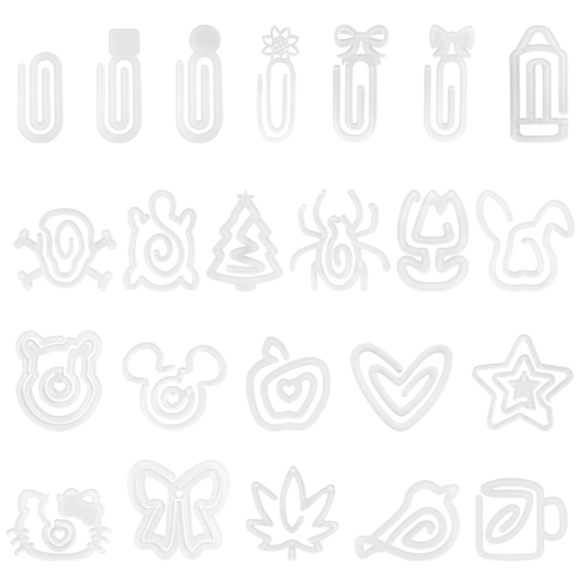 Custom Sublimation Acrylic Paperclips - Vibrant Full-Color Printing for Office & Promotions Personalized acrylic clips