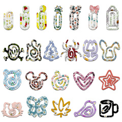 Custom Sublimation Acrylic Paperclips - Vibrant Full-Color Printing for Office & Promotions Personalized acrylic clips