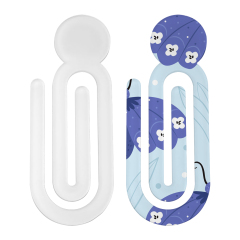Custom Sublimation Acrylic Paperclips - Vibrant Full-Color Printing for Office & Promotions Personalized acrylic clips