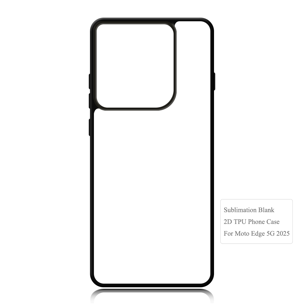 New Arrival Sublimation Blank 2D TPU Phone Case for Moto Edge 60 Pro, Edge 5G 2025, Edge 60 Fusion DIY Shell With Aluminum Sheet