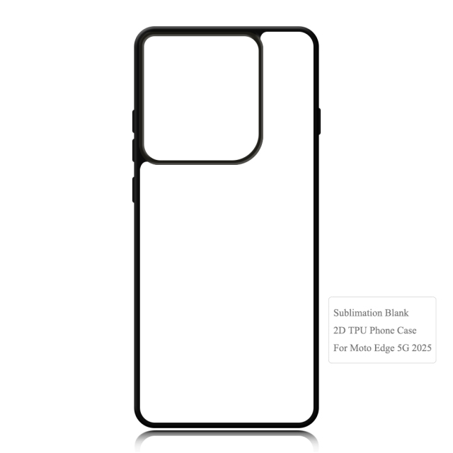 New Arrival Sublimation Blank 2D TPU Phone Case for Moto Edge 60 Pro, Edge 5G 2025, Edge 60 Fusion DIY Shell With Aluminum Sheet